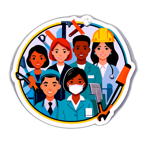 Sticker na Kumakatawan sa Serbisyong Sibil
