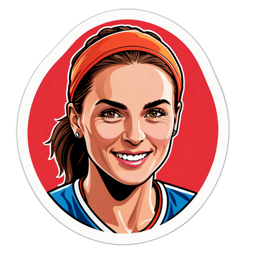 Kate Scott portréja egy meleg és energikus női sporteseményhez