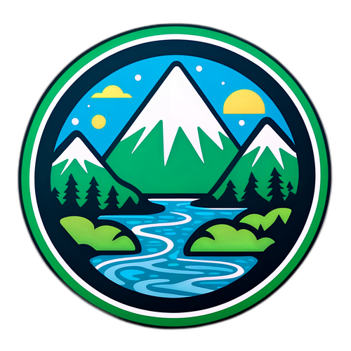Simbol Delta dengan Desain Alami