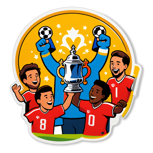 FA Cup Excitement Sticker