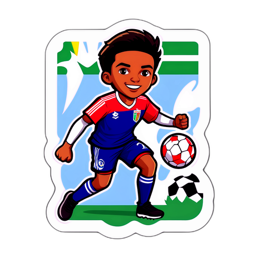 Adesivo do Copinha de São Paulo destacando jovens talentos