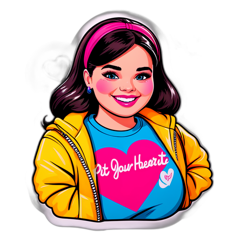 Barbie Ferreira Sticker med Glad Leende