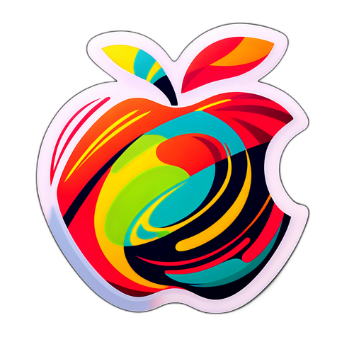 Autocollant inspiré par Apple Sport