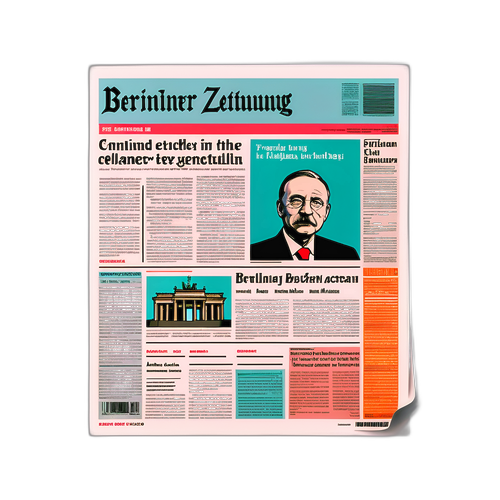 A Berliner Zeitung híres címlapja