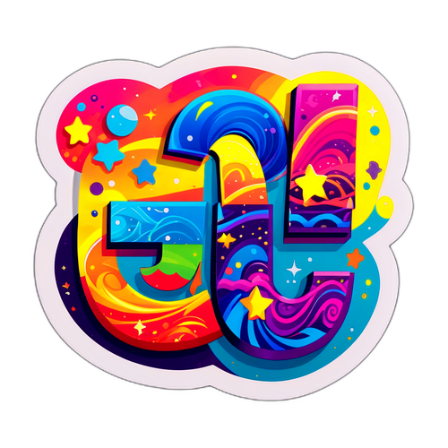 Autocollant vibrant de Noah