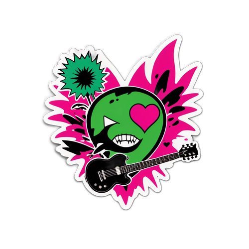 Vibrante Green Day Sticker