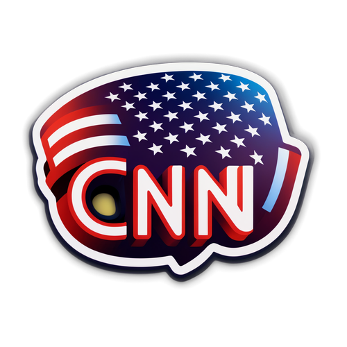 Szokujące Odkrycie: CNN przekształca Amerykańską Flagę w Nowe Logo!