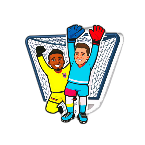 Sticker ya Mchezaji wa Kipa