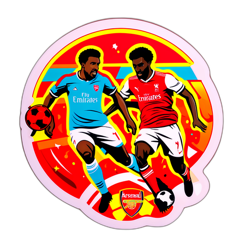 סטיקר של כדורגל – ארסנל נגד ליברפול