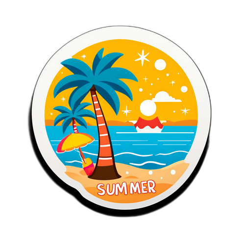 Yaz Tatili Simgesi
