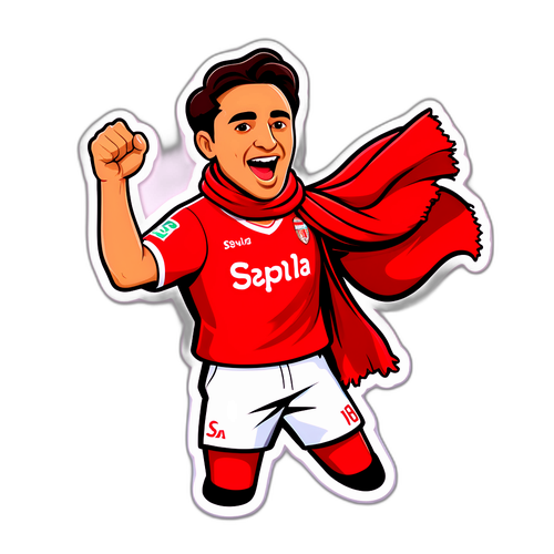 Αναπαραστατική απεικόνιση φανατικού της Sevilla FC