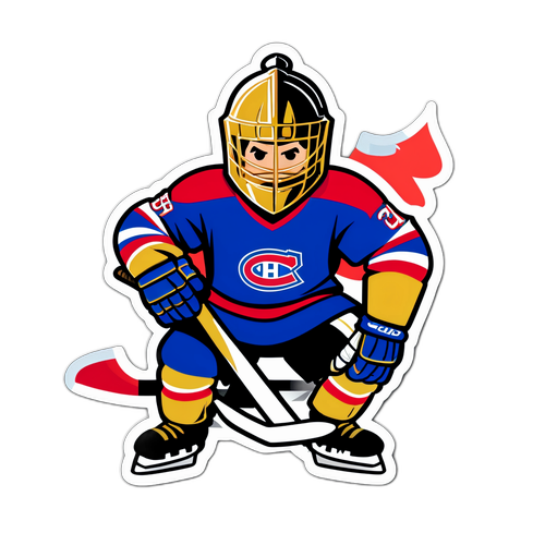 Golden Knights vs Canadiens Sticker
