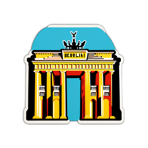 Brandenburger Tor Klistermærke