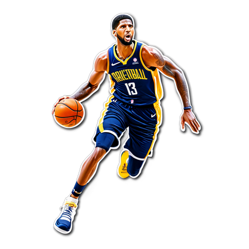 Huwag Palampasin! Paul George Dribbling ang Basketbol sa Kakaibang Paraan!