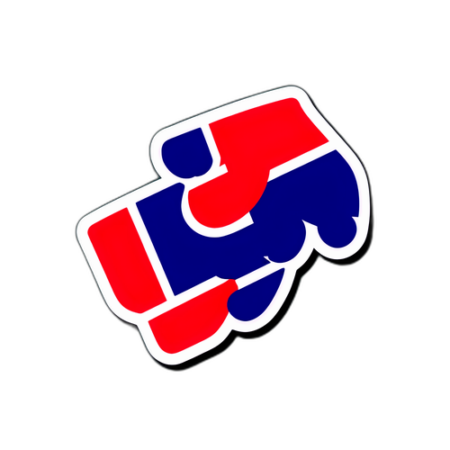 이탈리아와 노르웨이의 유쾌한 라이벌을 표현한 디자인 스티커