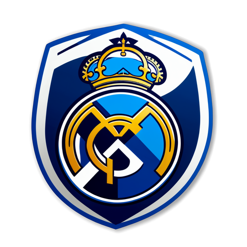 Sticker mit Real Madrid und Atalanta Logos