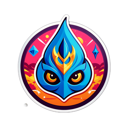 Стильная наклейка с логотипом Silksong, сформированным из различных игровых элементов