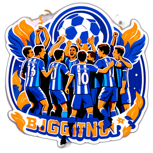 Hình ảnh động viên đội bóng Brighton