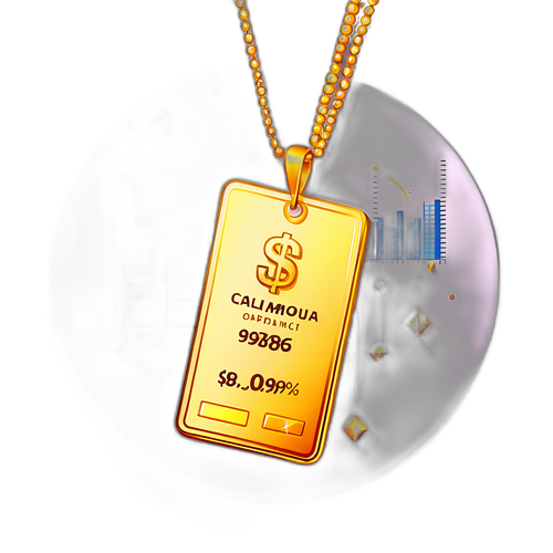 Kalung Emas Glamour dengan Tag Harga Emas