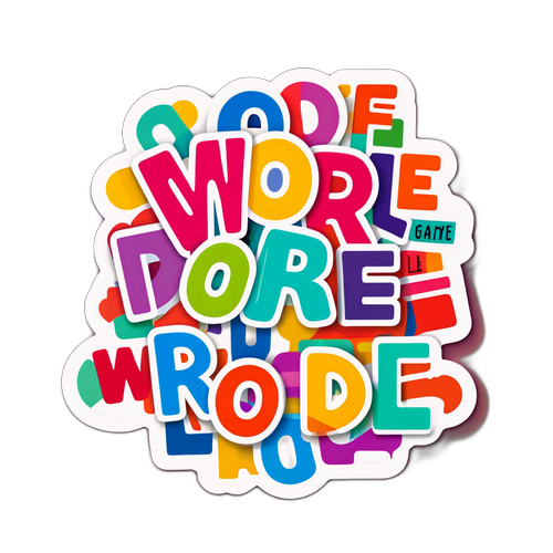 शब्द खेल 'वर्डल' के लिए स्टिकर