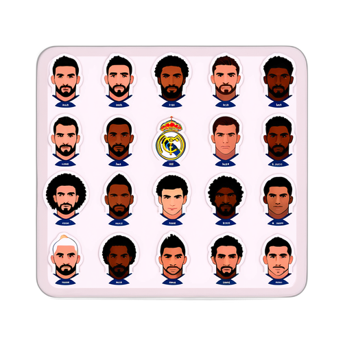 레알 마드리드 전설적인 선수 기념 스티커 시리즈