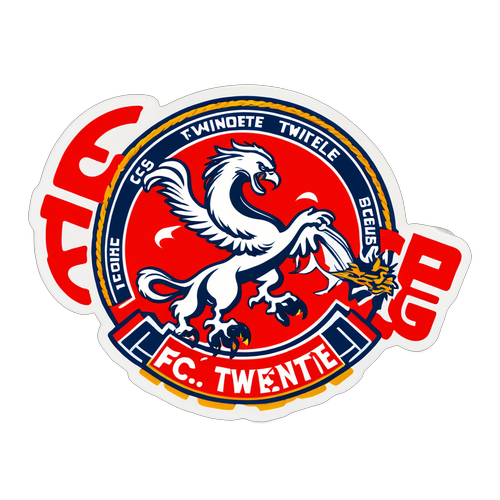 FC Twente Strijd Sticker