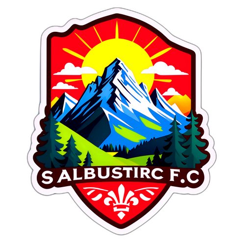 Autocollant stylisé du logo de Salzburg FC