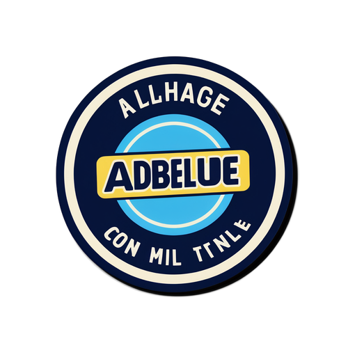 Sticker vintage sur AdBlue, illustrant son utilisation dans les voitures modernes