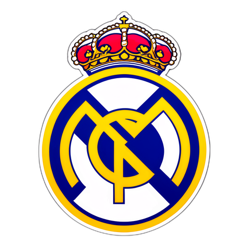 Sticker ya Alama ya Klasiki ya Real Madrid