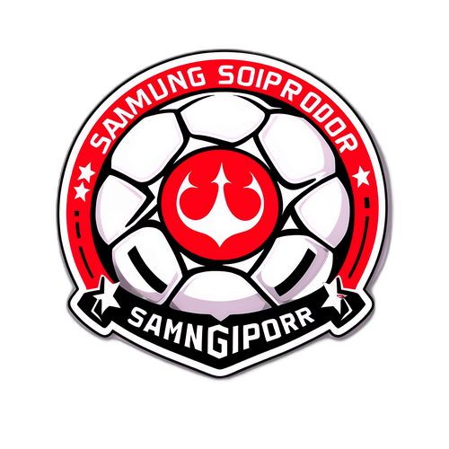 Sticker mit dem Logo von Samsunspor