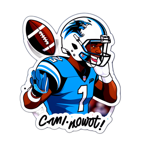 Cam Newton's Iconic Style Sticker