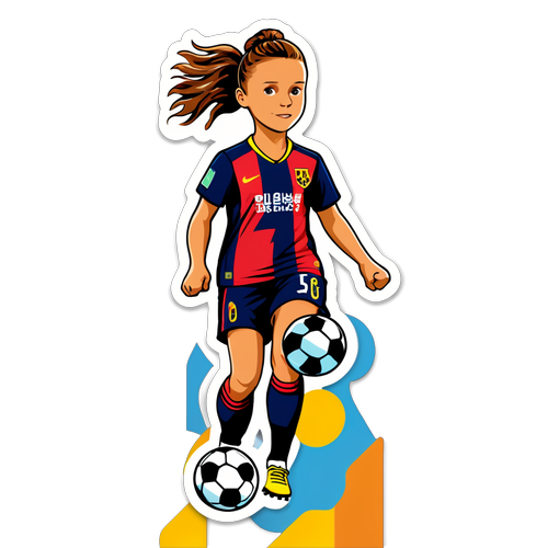 Ontdek de Kracht van Vrouwenvoetbal met Lieke Martens: Een Sticker die Empowerment Uitstraalt!