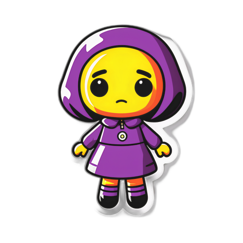 Sticker ya Doll ya 'Squid Game'