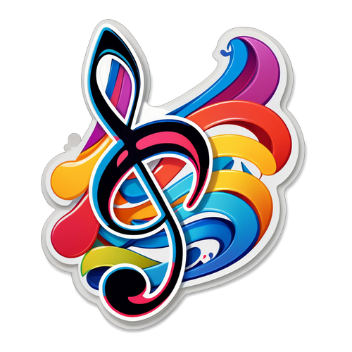 Müzik Notası Stickerı