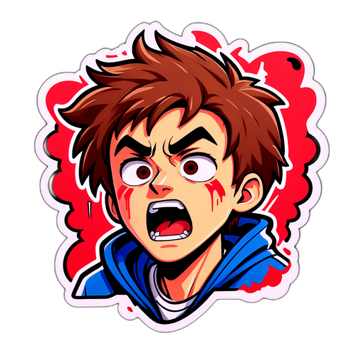 ショックを受けた高校生の表情