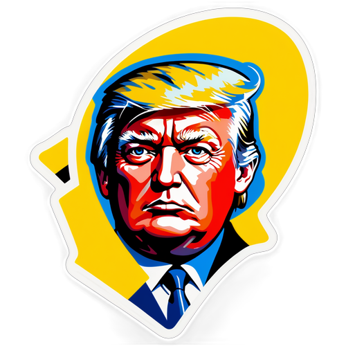 Politische Spannungen: Trump und die Ukraine-Flagge
