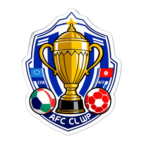 Наклейка, присвячена Кубку АФК