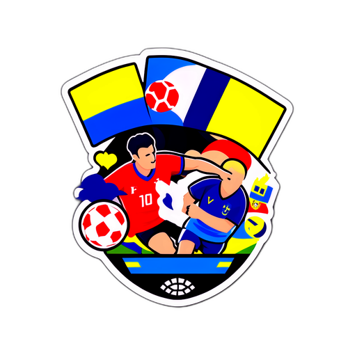 Fransa ve Ukrayna Millî Takımları Maç Stikeri