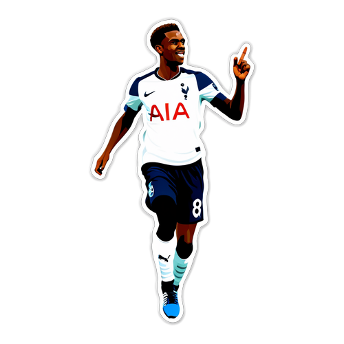 Stiker Minimalis Tottenham Hotspur