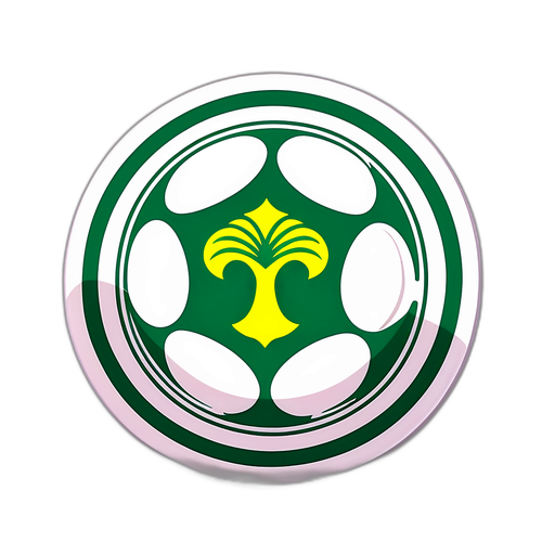 Palmeiras Amblemli Futbol Topu