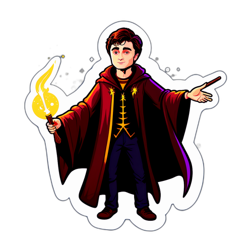 Daniel Radcliffe como um Mago