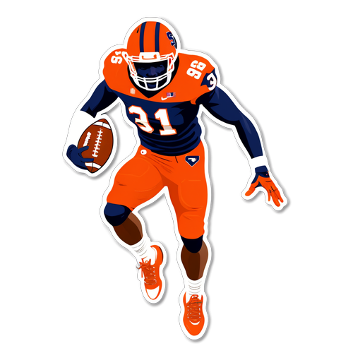 Feel the Thrill of Syracuse Football: Unleash the Energy with This Must-Have Sticker!