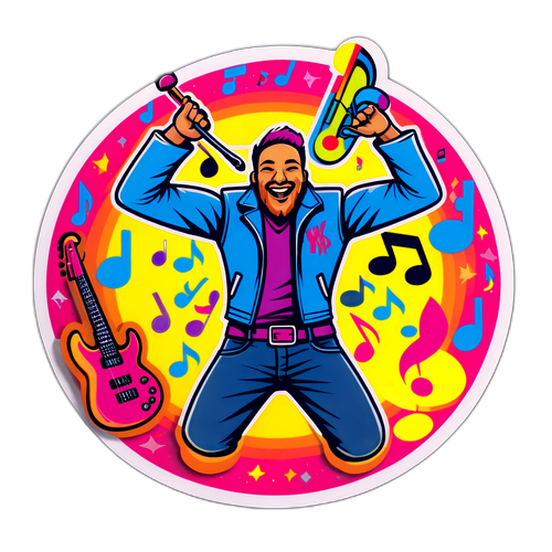 Sticker dla zespołu Kneecap