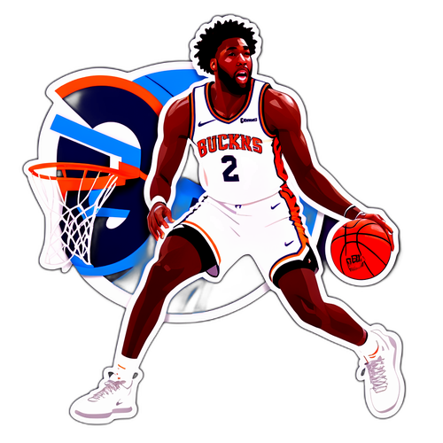 Mitchell Robinson Shot Blocker Sticker