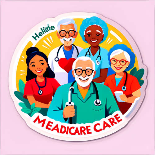 Medicare Care Sticker