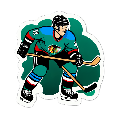 Jade Nyström jääkiekko-ottelussa