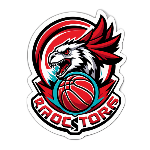 Adesivo Raptors vs. Rockets