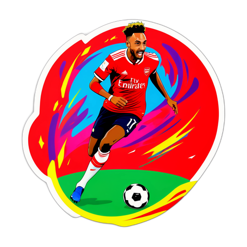 Stickers z Pierre Aubameyangiem