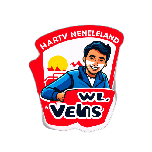 Hart van Nederland Sticker
