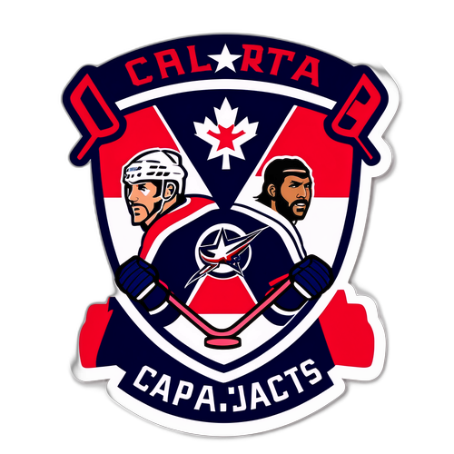 Blue Jackets vs. Capitals Rivalry Sticker